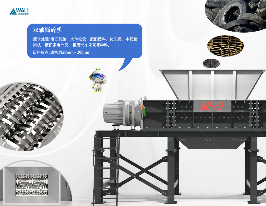 1080双轴撕碎机
